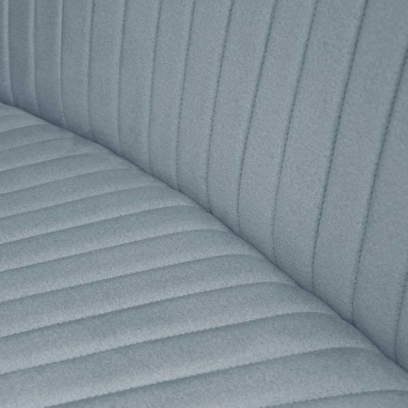 Eetkamerbank - Hengelo - geschikt voor ovale tafel 240 cm - stof Element lichtblauw 16