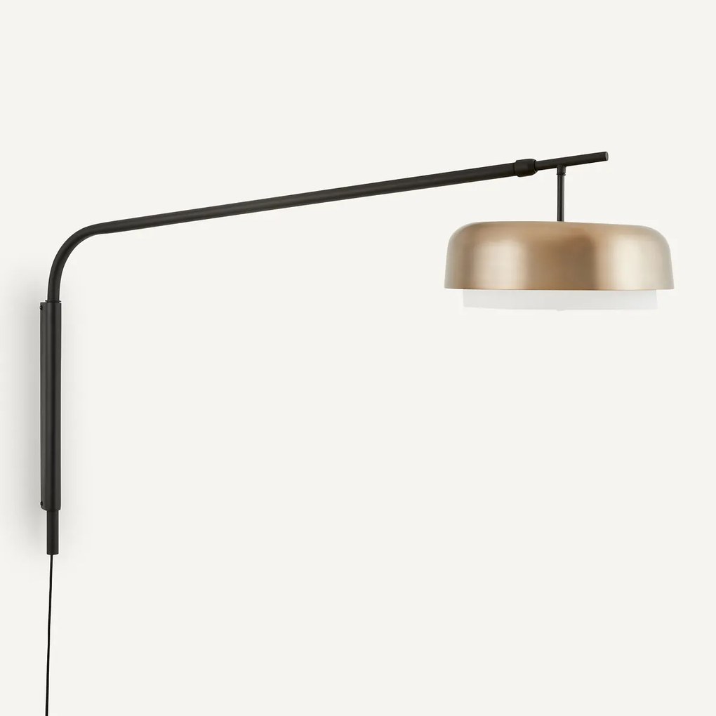 Wandlamp op afstand in metaal ijzer, Clepsos