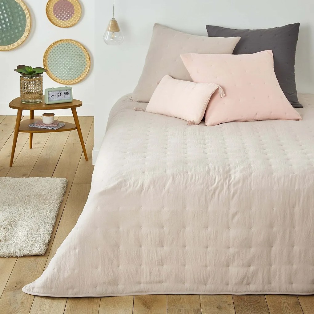 Kussenhoes in gewassen microvezel 65x65cm, Loja