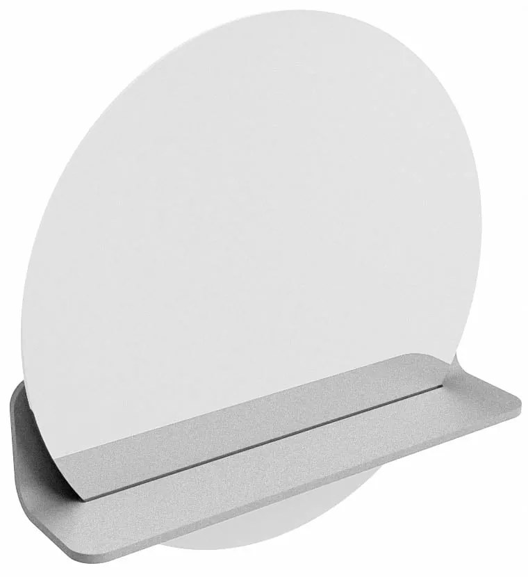 Mondiaz Spot spiegel rond Ø50cm met planchet plata