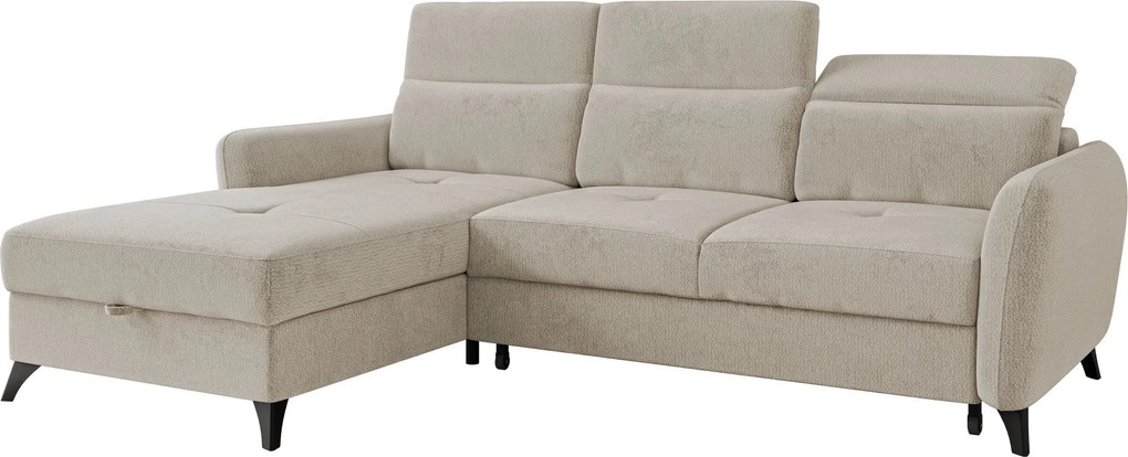 Hoekbank Lincoln 200, Aanwezig, Aanwezig, 238x148x74cm, 95.7 kg, Poten: Metaal, Hout: Beuk, Grenen