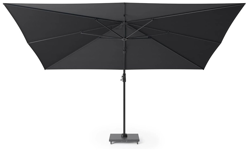 Platinum Challenger zweefparasol  4x3m T1  (excl. voet) faded black