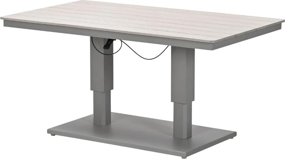 Garden Impressions Brugge verstelbare loungetafel 150x87 cm - taupe