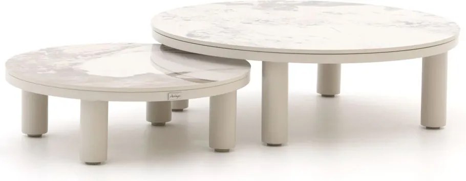 Loungetafel Bellagio  | Rond  | Tuintafel Sintered stone | Ø85cm | Kees Smit Tuinmeubelen