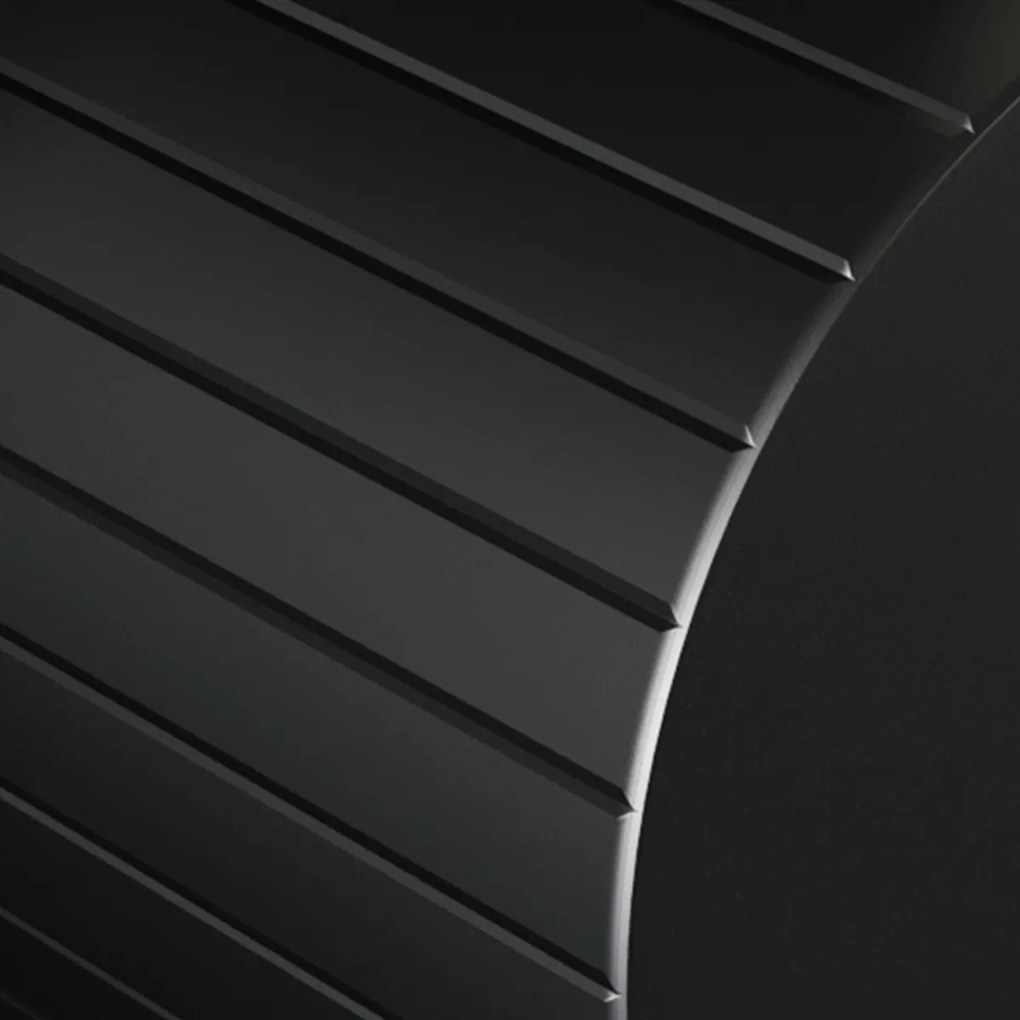 Brauer Stripe wastafelkraan met draaibare ronde uitloop model A zwart mat
