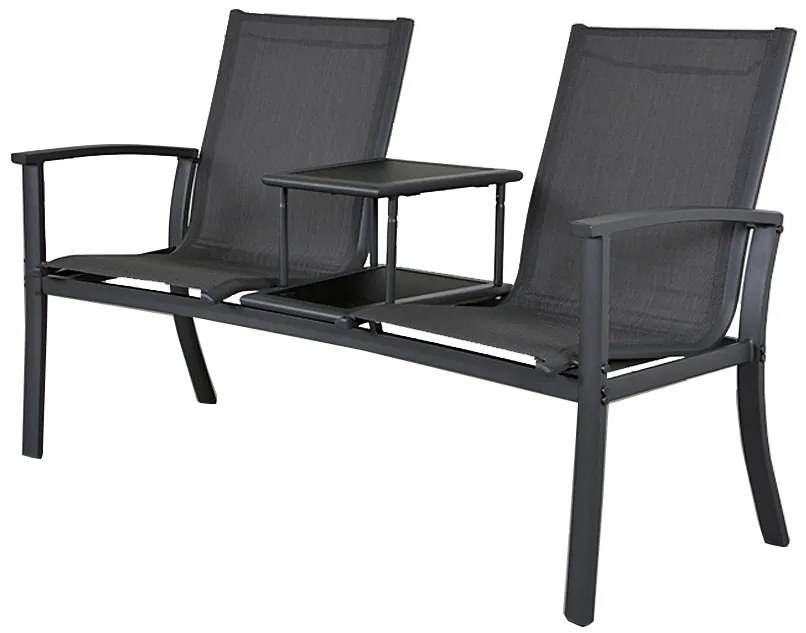 Tete-a-Tete aluminium tuinbank Felix - Antraciet