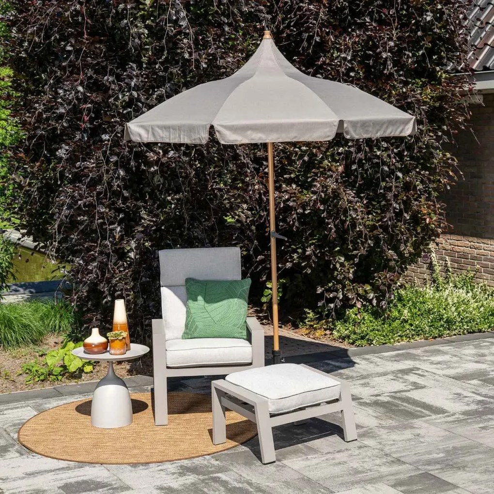 Garden Impressions Aloha stokparasol taupe - Ø200 cm