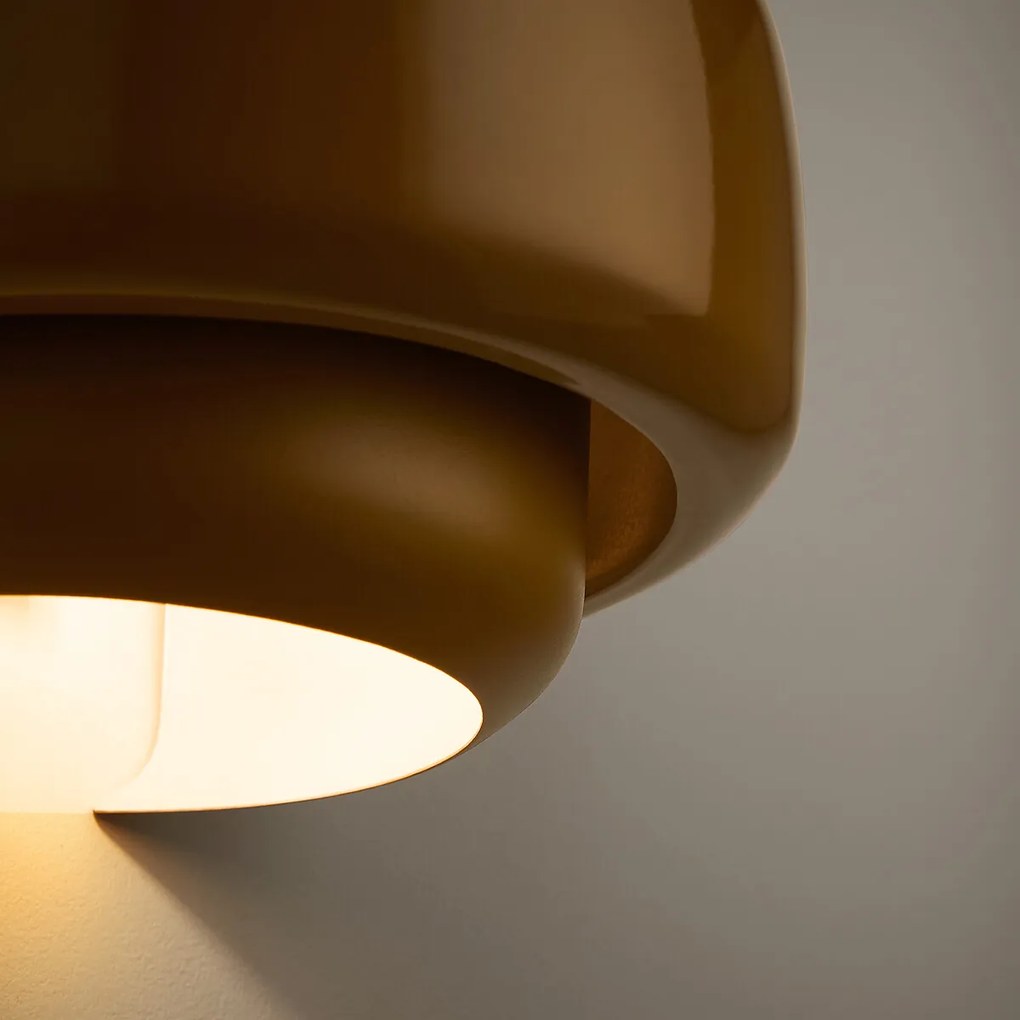 Wandlamp van gekleurd ijzer, Kinoko