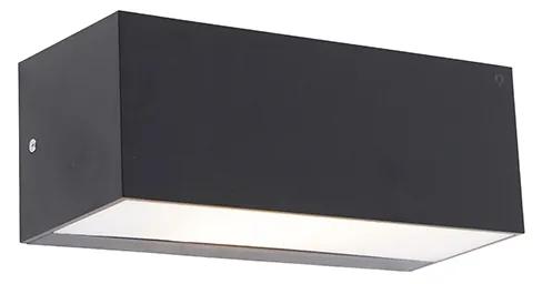 Buitenlamp Moderne wandlamp zwart IP65 - Houks Modern E27 IP65 Buitenverlichting
