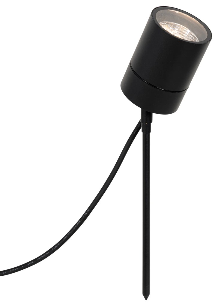 Buitenlamp Moderne prikspot zwart AR70 verstelbaar IP44 - Solo Modern GU10 IP44 Buitenverlichting
