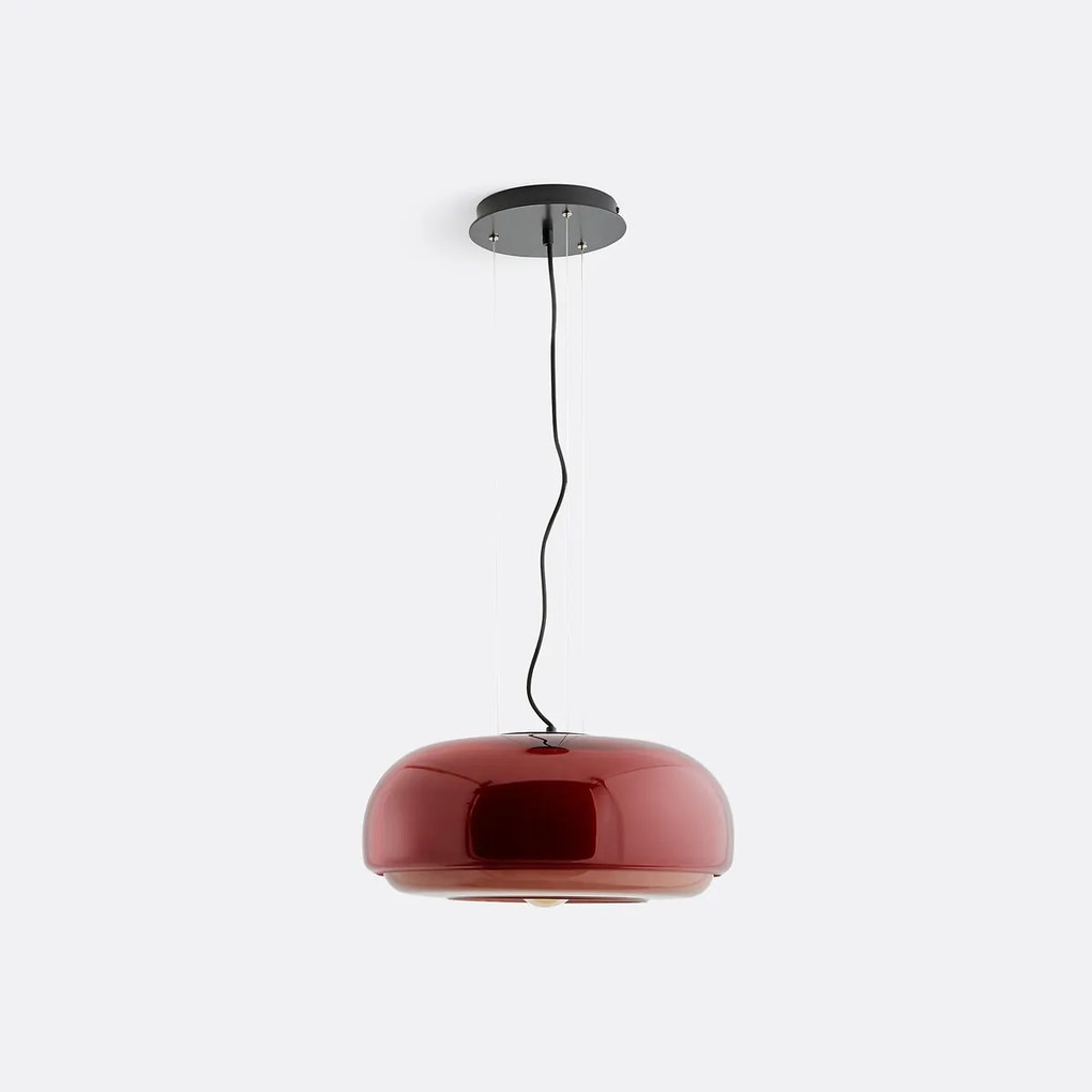 Hanglamp in gekleurd glasØ45 cm, Kinoko