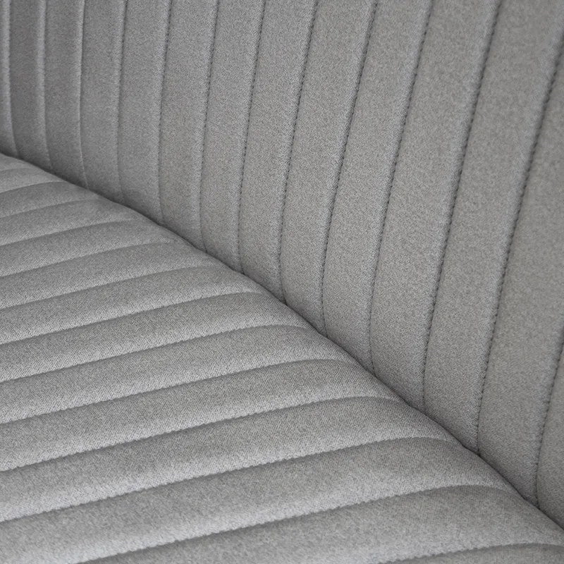 Eetkamerbank - Hengelo - stof Element lichtgrijs 04 - geschikt voor ovale tafel 240 cm