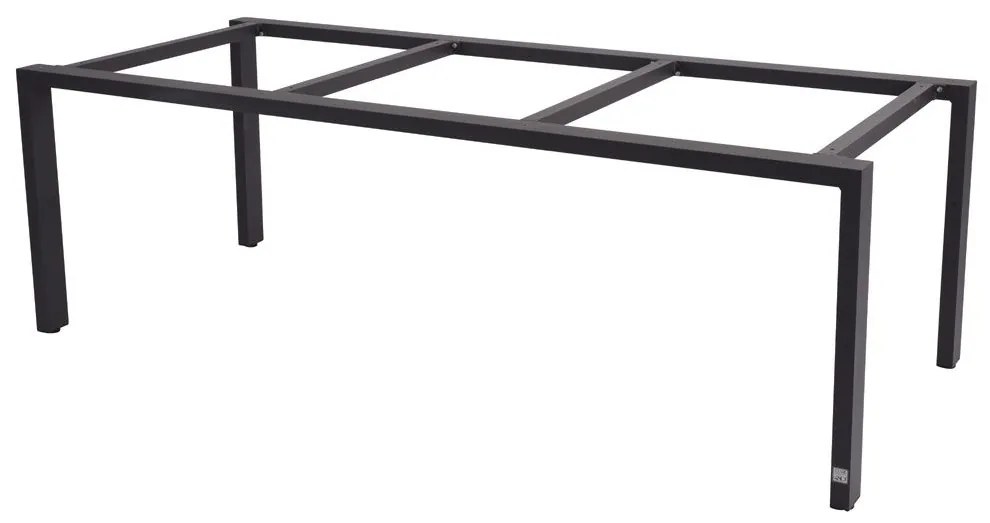 4 Seasons Outdoor Goa tafel HPL tafelblad light grey 280 cm  Tuintafel    antraciet weerbestendig