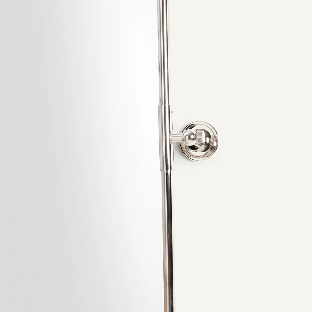 Chroom kantelspiegel H75,5cm Cassandre