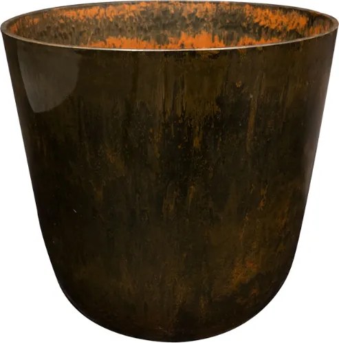 Pot Palermo marble bruin