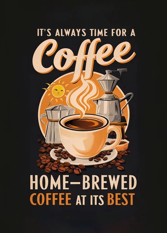 Ilustratie It Is Always Time for a Coffee, Andreas Magnusson