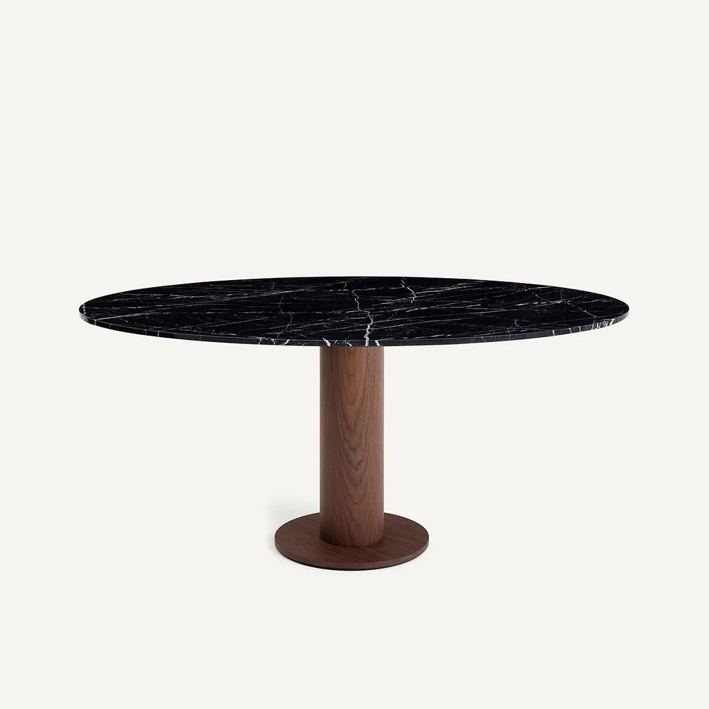Ellipsvormig tafelblad in marmer L170 cm, Elipso