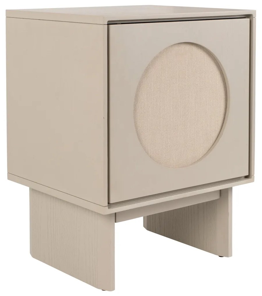 Zuiver Twin Design Nachtkastje Beige - 44x40x59cm.