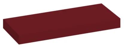 Royal plaza Intent wandplank met bevestiging 50x15x3.2cm robijn rood
