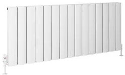 Eastbrook Guardia radiator 140x60cm aluminium 2400W wit mat