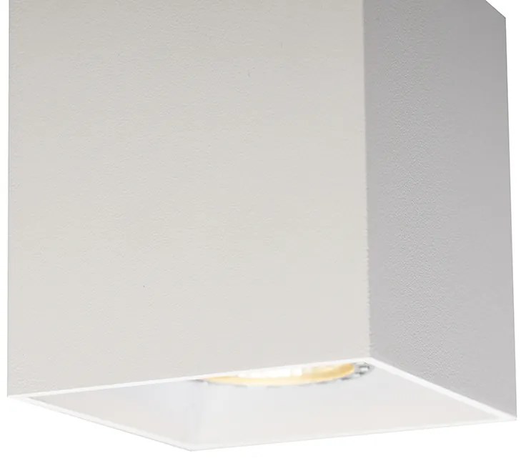 Smart Spot / Opbouwspot / Plafondspot wit incl. wifi GU10 - Qubo 1 Modern GU10 kubus / vierkant Binnenverlichting Lamp