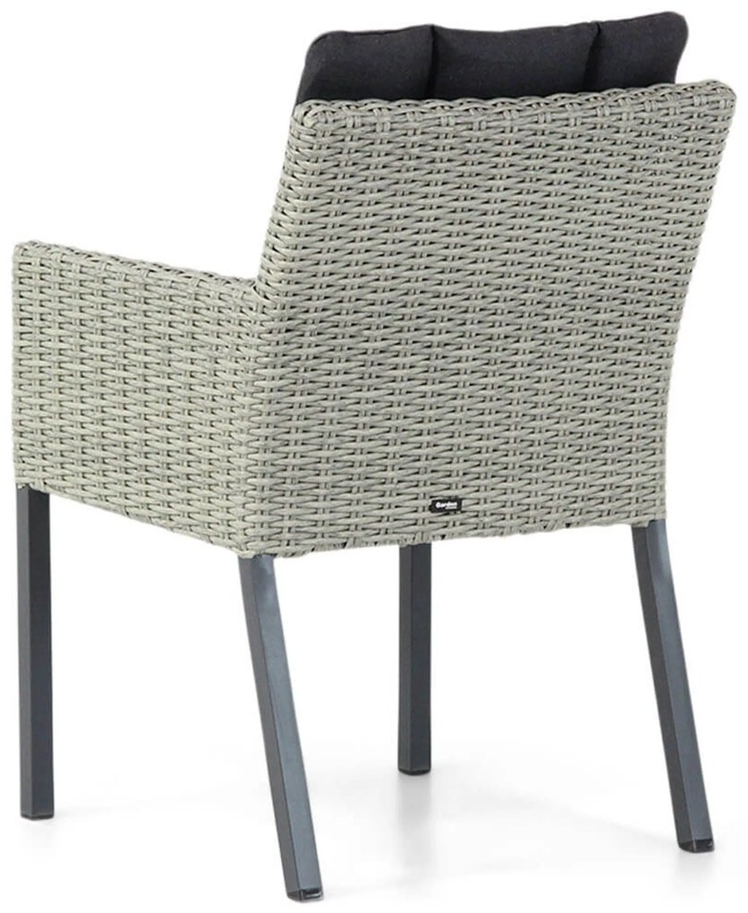 Tuinset 8 personen 330 cm Wicker Grijs Garden Collections Oxbow/Superior
