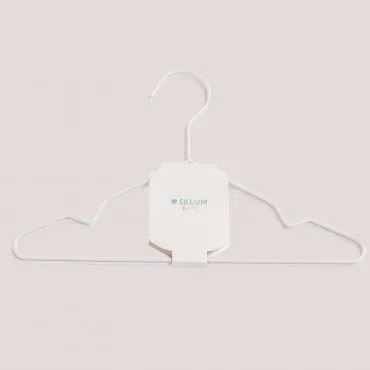 Pack Van 2 Stalen Hangers Mofli Kids Wit - Sklum