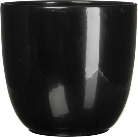 3 stuks Pot rond es/10.5 tusca 11 x 12 cm zwart