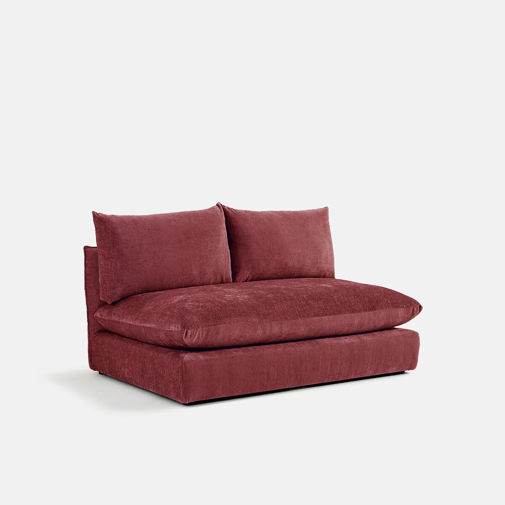 Malo modulaire 2-zits bank met textuurfluweel