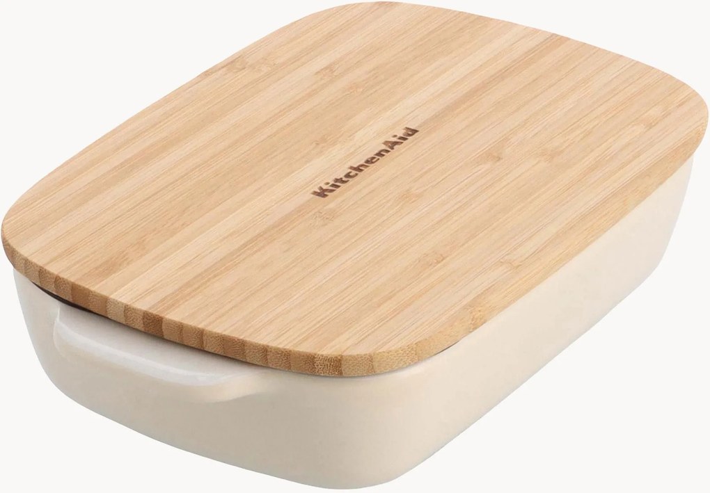 Ovenschaal Spatia met bamboe deksel