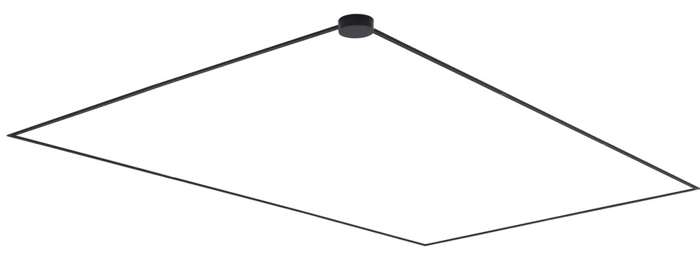 Modern railsysteem zwart 1-fase 1000 cm met ronde voeding - Magnetic Modern Binnenverlichting Lamp