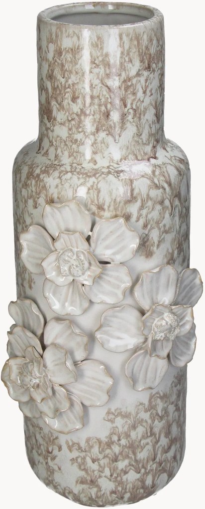 Steengoed vaas Petal, H 39 cm