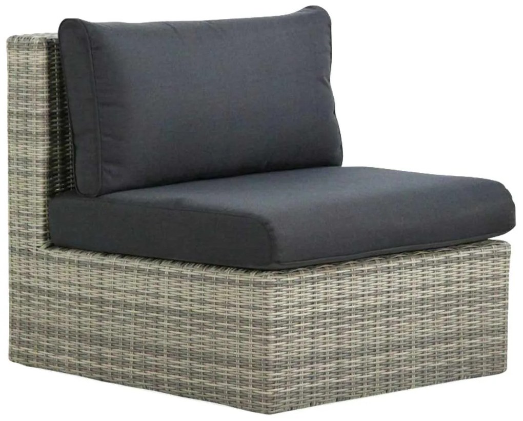 Hoek loungeset 6 personen Wicker Grijs  Garden Collections Amico