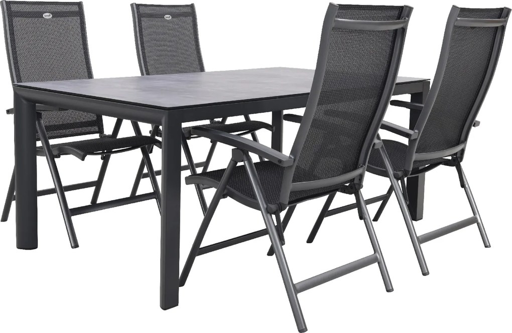 Hartman Salvatore/Baltimor 150x90 cm. verstelbare 4-persoons tuinset