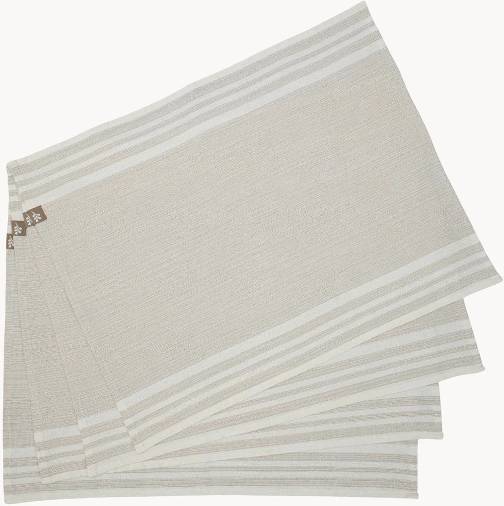 Handgemaakte placemats Mahdia, 4-delig