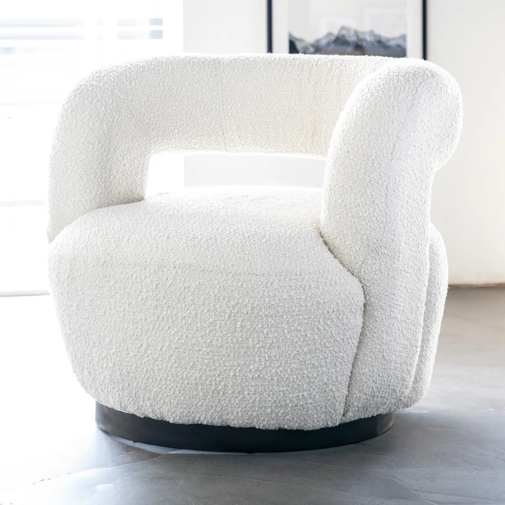 Eleonora Sharon Draaibare Fauteuil Boucle