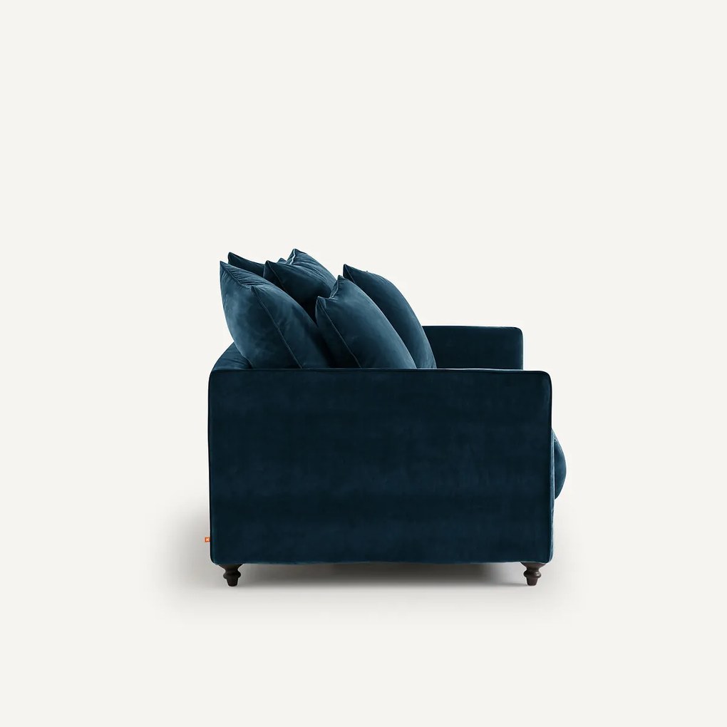 2-zits omvormbare zetel van fluweel, Lazare