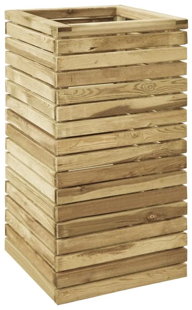 vidaXL Plantenbak verhoogd 50x50x100 cm geïmpregneerd grenenhout