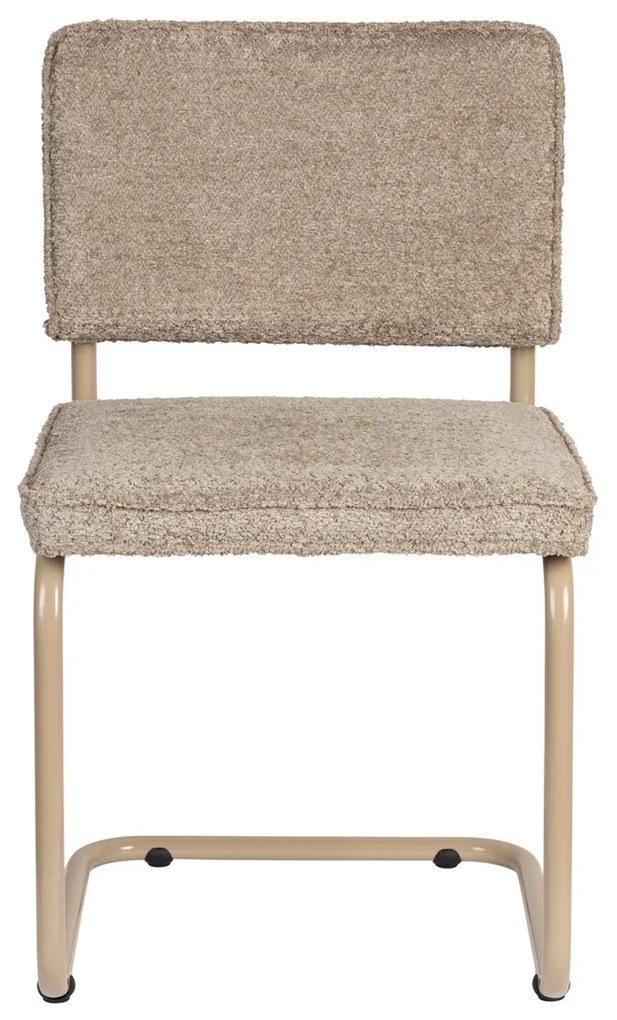 Zuiver Ridge Soft Retro Design Stoel Teddy Beige