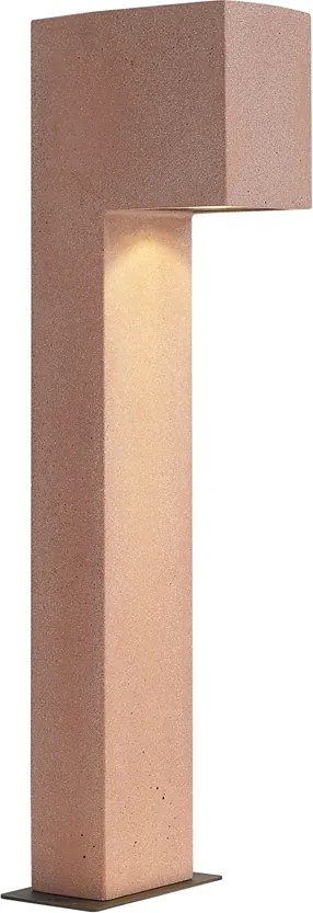 Modern buiten paaltje terracotta 65cm IP44 - Pompei