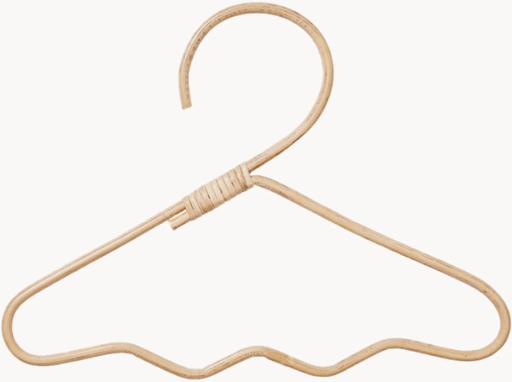 Handgemaakte kinderkledinghanger Wavi, 3-delig