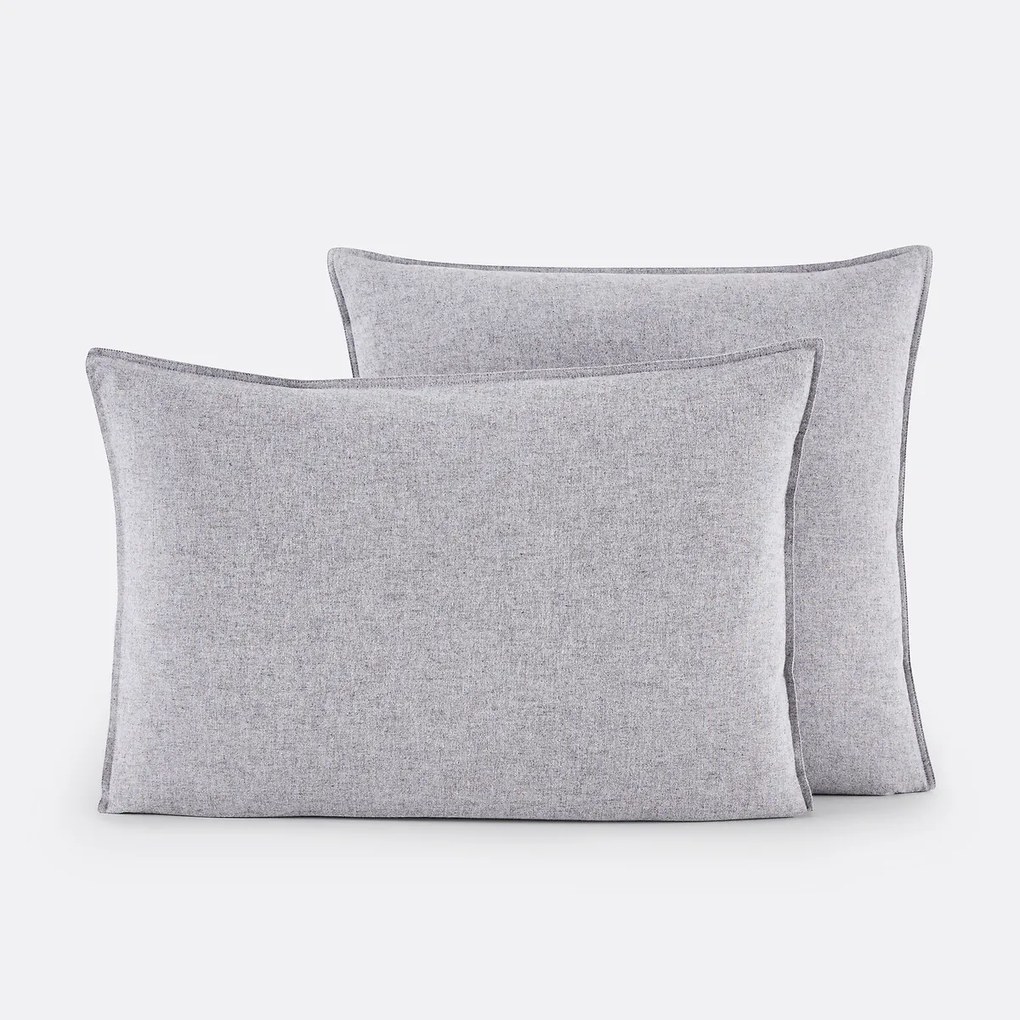 Kussensloop, katoenen chambray flanel, Clara