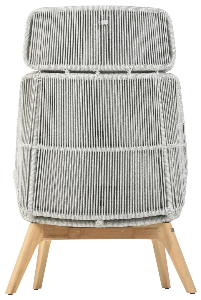 4 Seasons Outdoor Carthago bistroset frozen met Zucca tafel Ø 90 cm Wit weerbestendig