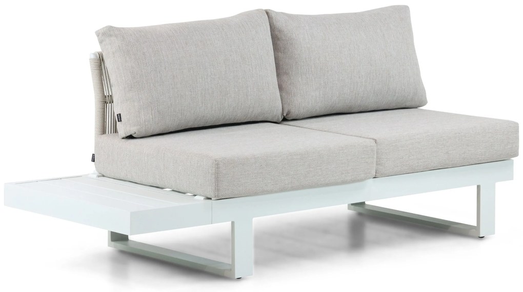 Hoek loungeset 5 personen Aluminium Wit  Lifestyle Garden Furniture Lorenzo