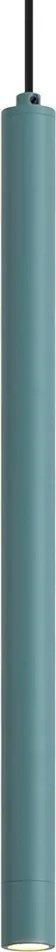 Moderne hanglamp blauw met ingebouwde plafondplaat - Chuba