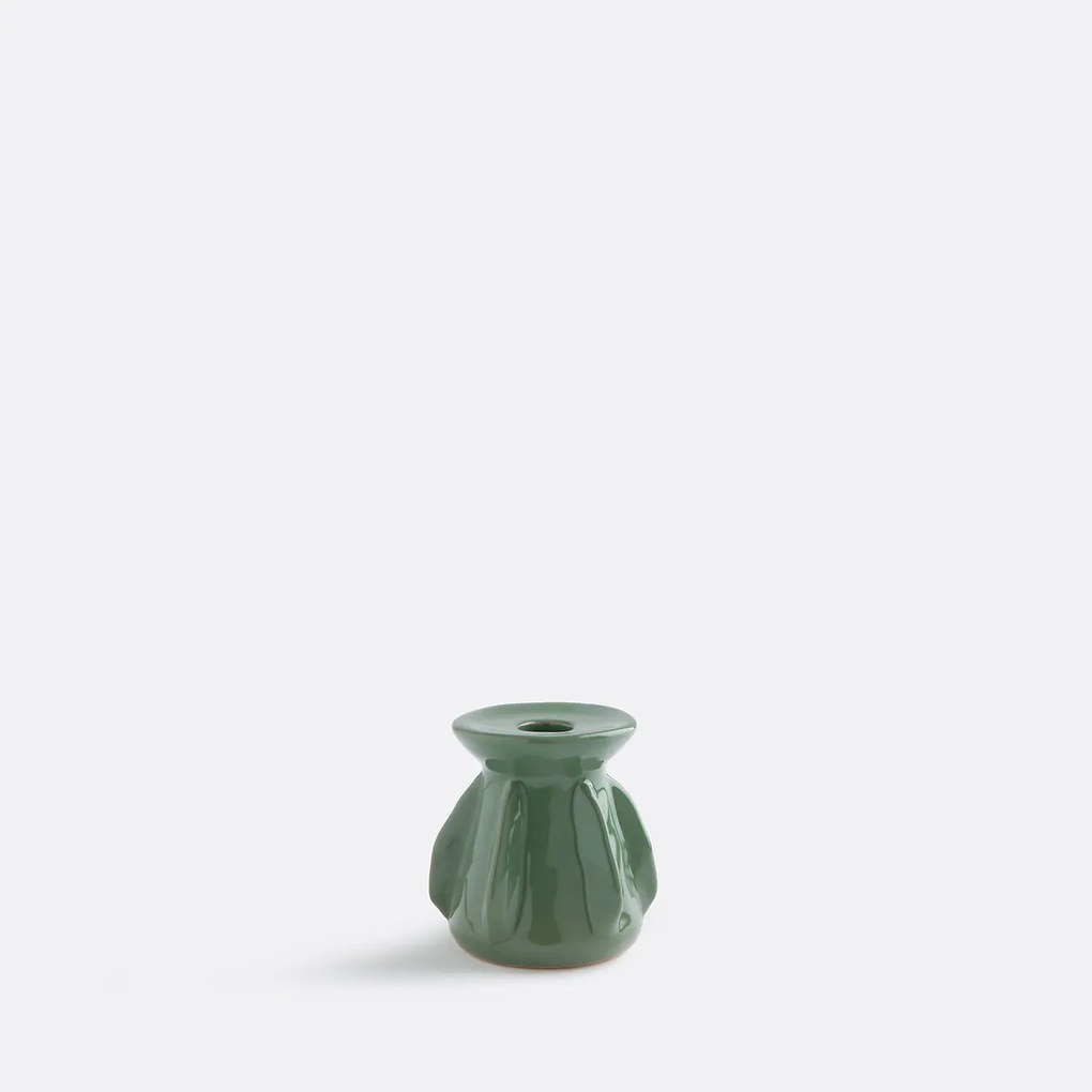 Keramische kandelaar H9,5 cm Ilia