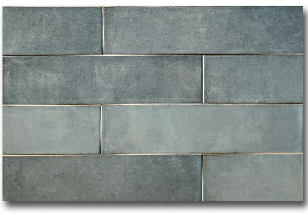 Wandtegel 7,5x30 Cm Cifre Omnia Blue Glans RBT157