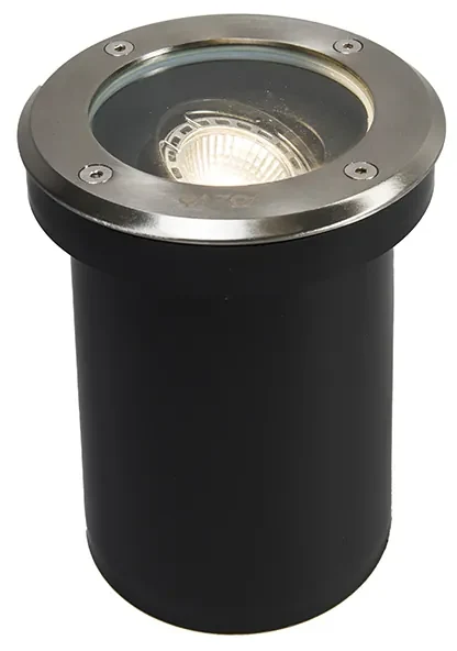 Moderne buiten grondspot staal verstelbaar IP65 - Delux Modern GU10 IP65 Buitenverlichting