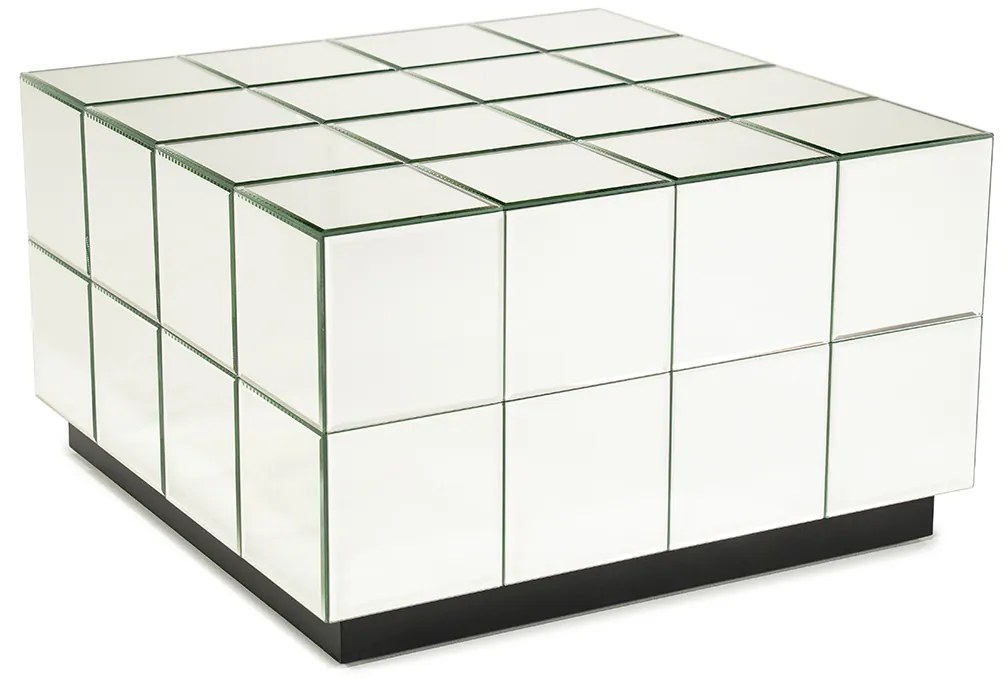 Salontafel Zilveren Tegels - 60 X 60cm.