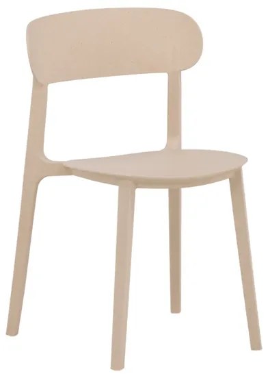 Jörn Eetkamerstoel - Jessica  - Beige - Kunststof - Jörn